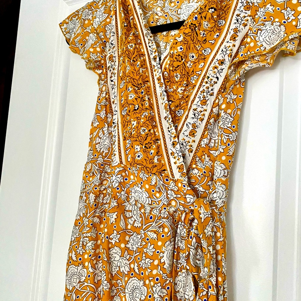 Boho wrap maxi dress
